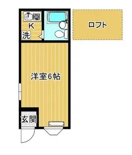 フジ・フラット【2階】の間取り