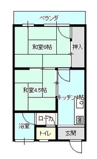 ユタカハイツ【3階】の間取り