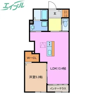 トレイルIII【1階】の間取り