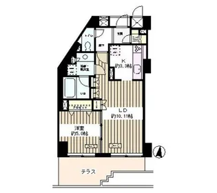 ベルメゾン文京白山【2階】の間取り