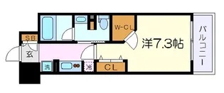 フレールコート東別院【7階】の間取り
