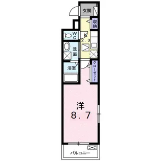 グラナティス【1階】の間取り