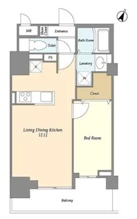 LIBR GRANT 大宮【13階】の間取り