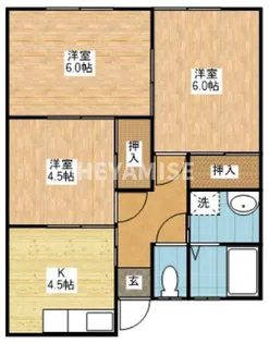 吉田アパート【1階】の間取り