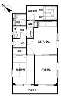 サンライト松本【3階】の間取り