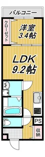 LE COCON 一宮IX【1階】の間取り