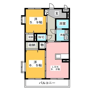 プリマベーラ【1階】の間取り