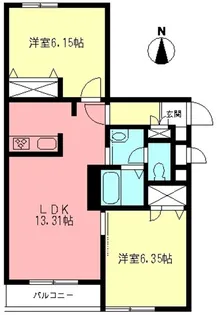 ディアコート【3階】の間取り