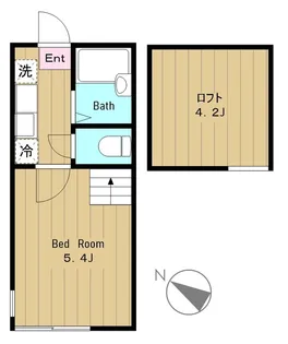 クラシェア稲田堤【1階】の間取り