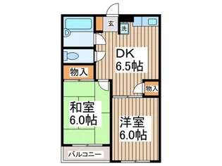 ウエスト・ヴィラ【2階】の間取り