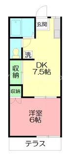 ファミーユ伊勢原【1階】の間取り