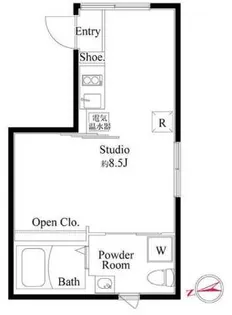 アンベリール御徒町【2階】の間取り