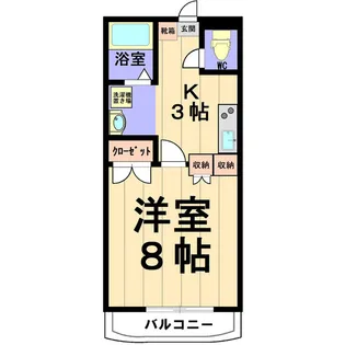 エイブルワン【2階】の間取り