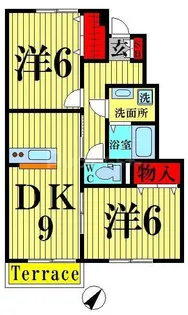 アリエル II【1階】の間取り