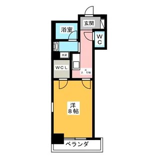 エス・ライズ十日市場【6階】の間取り