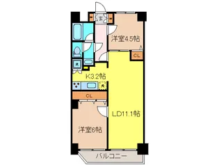 カスタリア浅草橋の間取り