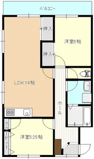 グリーンヒルズ名切【2階】の間取り