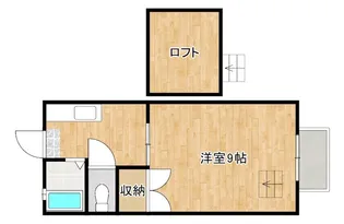 エクセル A棟【2階】の間取り