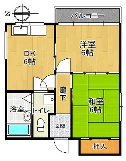 ハイム藤久【2階】の間取り
