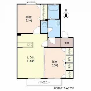 ミカコーポ I【2階】の間取り