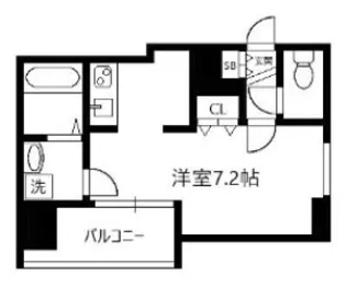 アクアプレイス京都二条城【10階】の間取り