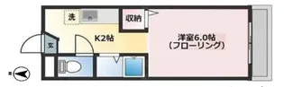 ルートワン石田【3階】の間取り