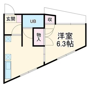 メゾン香川【1階】の間取り