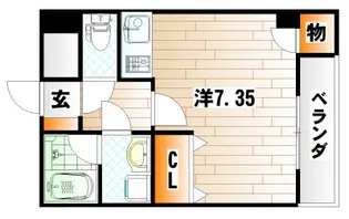 ピアーノKM21【5階】の間取り