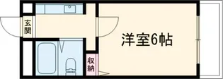 コーポ山方【3階】の間取り