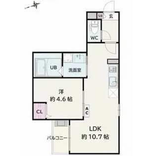 Jack ichibanI【3階】の間取り
