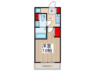 ハルステ-ジ浦和【2階】の間取り