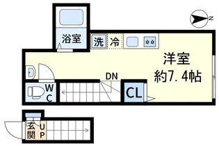 テアトロパッド【2階】の間取り