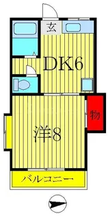 メゾン長妻1【2階】の間取り