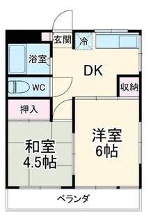 第3マンション吉岡【1階】の間取り