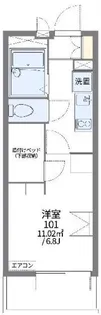 レオパレスSHINY【3階】の間取り