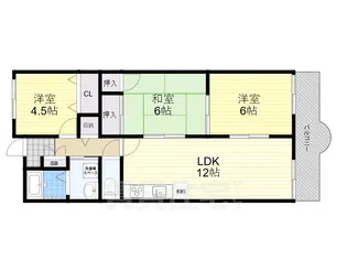 タワーアラモード【2階】の間取り
