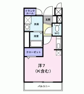 プラティーク【2階】の間取り