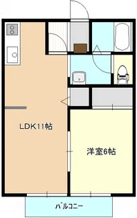 マロニエ【2階】の間取り