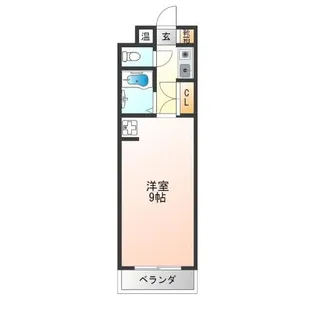 ビバリーヒルズ玉出西【4階】の間取り