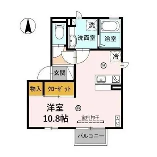 クレシア高木中央【2階】の間取り