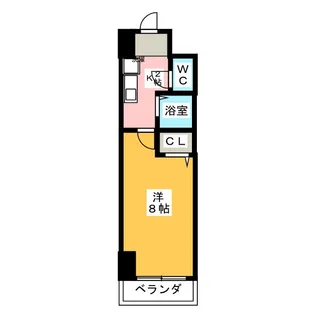 ジョバネ藤原【5階】の間取り