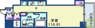 レジディア神戸磯上【7階】の間取り