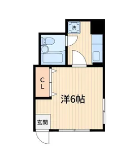 コーポ・ミナミ【1階】の間取り
