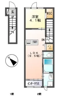 サンモールキューブ【2階】の間取り