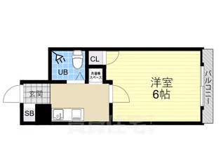 エクシード淀【3階】の間取り