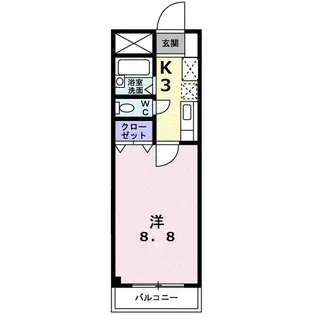 パークサイド【2階】の間取り