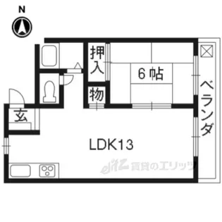 ショウエイハウス【2階】の間取り