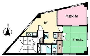 共栄ビル【5階】の間取り