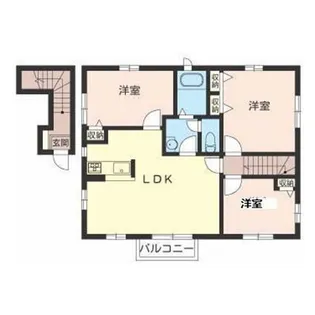 M´s flat【2階】の間取り