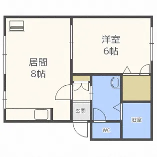 パークシティ18 A棟【3階】の間取り